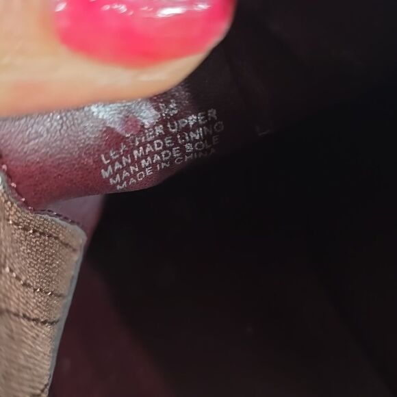 Reba • Lane Western Brown Leather Slip On Pointed Toe Cowgirl Booties Si… - Picture 11 of 11